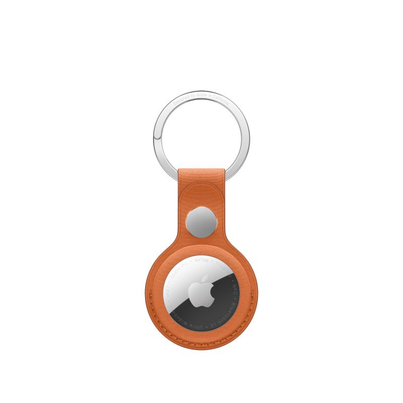 APPLE AirTag FineWoven Key Ring - Fox Orange, MGFY4ZM/A