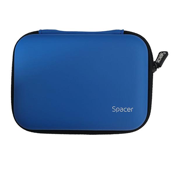 SPACER Husa pt HDD albastru, SPHD-001-BL