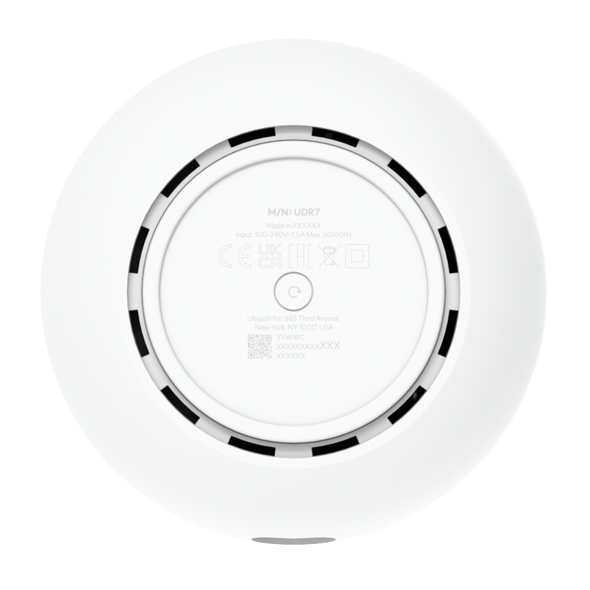 Ubiquiti Wi-Fi Router Wi-Fi7 4x 2.5GbE 1x SFP+ microSD slot, UDR7-EU - imagine 5