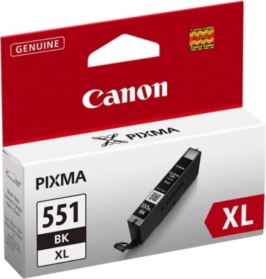 Canon Cartus Cerneala Original Black, CLI-551XLBK pentru Pixma, BS6443B001AA