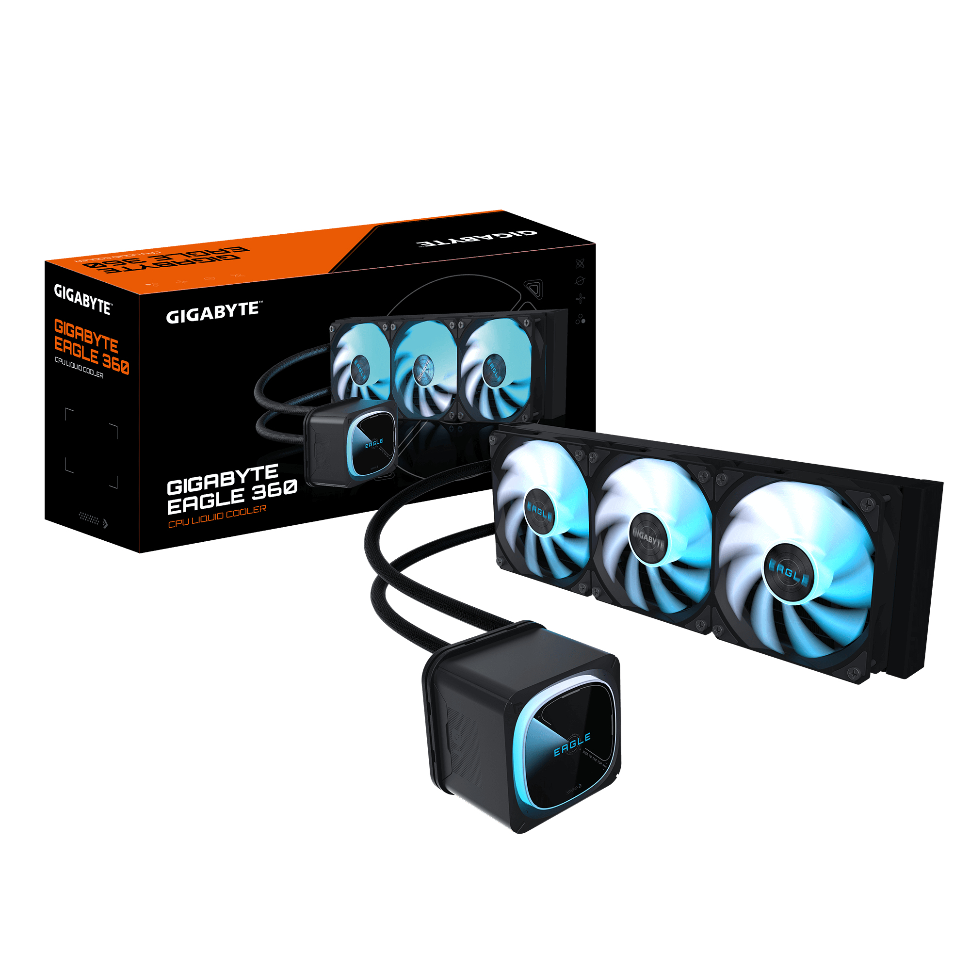 Gigabyte Cooler Lichid EAGLE 360, Racire cu lichid, AIO 360mm, RGB, Intel/, GP-GIGABYTE EAGLE 360
