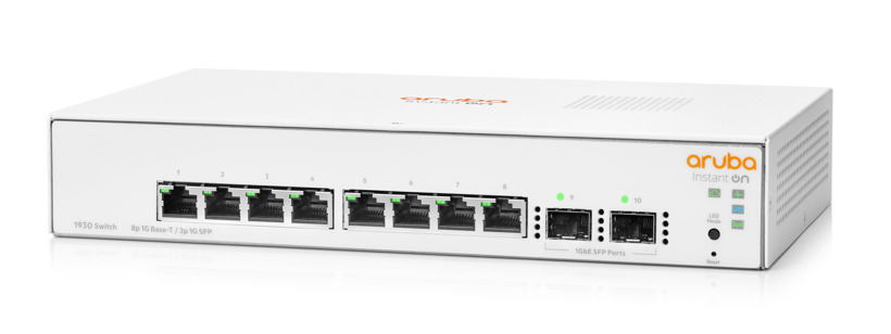 HP SWITCH, Aruba, Gigabit x 8, SFP x 2, JL680A