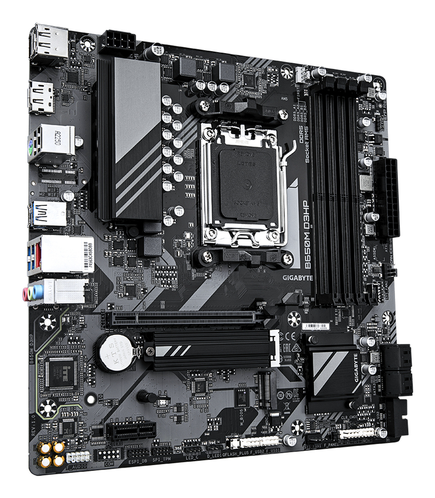 Gigabyte MB AMD B650 SAM5 MATX/, B650M D3HP 1.3 - imagine 2