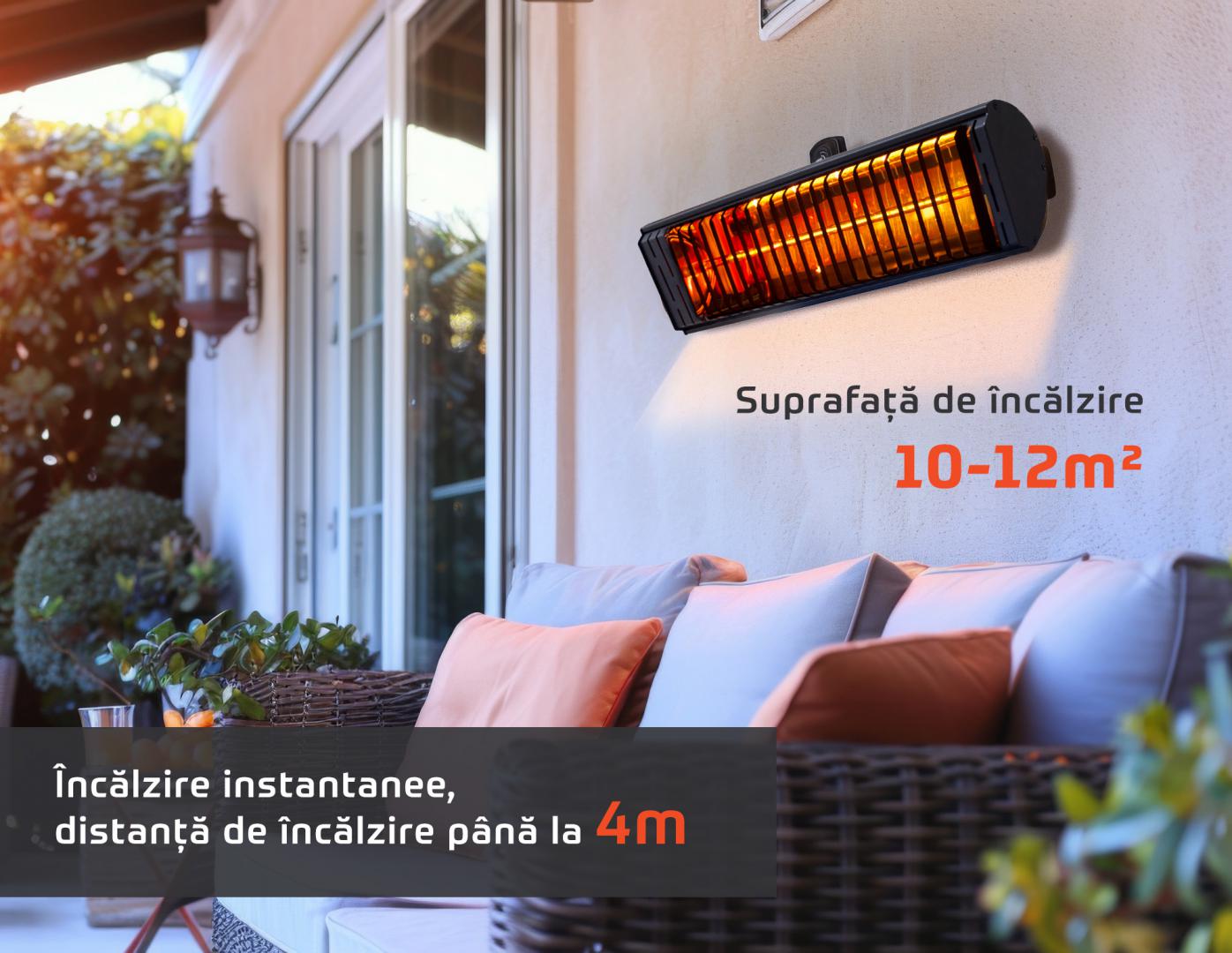 HEINNER Incalzitor electric cu prindere de perete 2000W, HR-SD012 - imagine 5