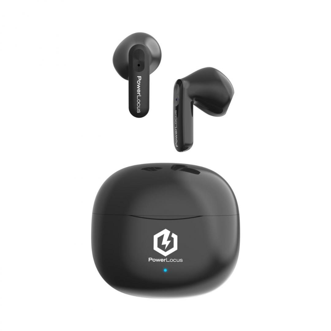 POWERLOCUS Casti In-ear Vibe, Wireless, negru, PWL-VIBE-BLACK - imagine 3