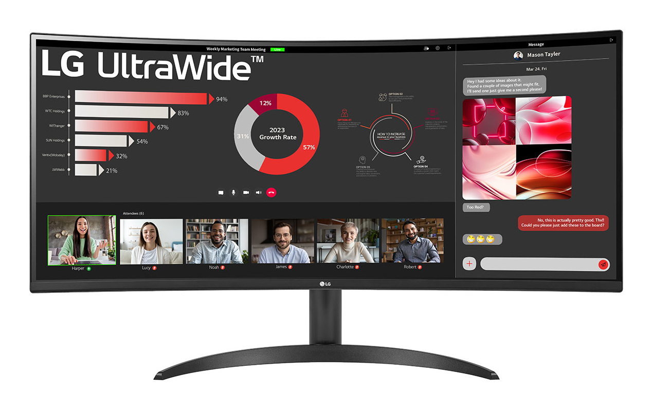 LG MONITOR 34", 34WR50QK-B.AEU