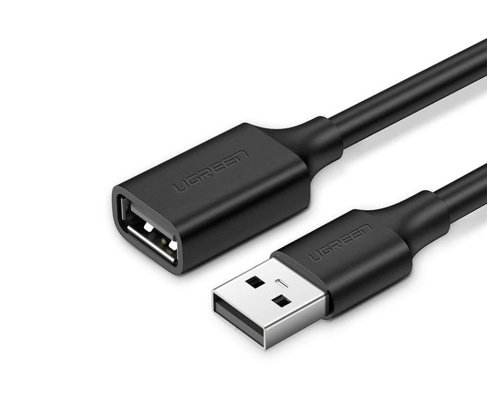 UGreen CABLU USB prelungitor, "US103" USB 2.0 (M) la USB 2.0 (T), 3 m, negru, 10317