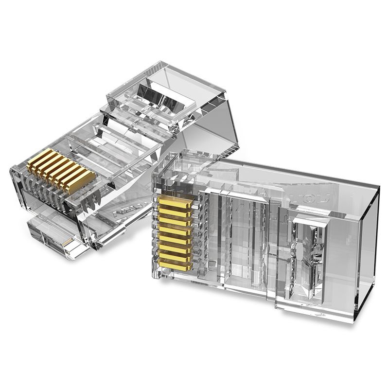 Vention Mufe RJ45 UTP, Cat. 6a, 100 buc per punga, AWG 23-26, conectori auriti, IDDR0-100