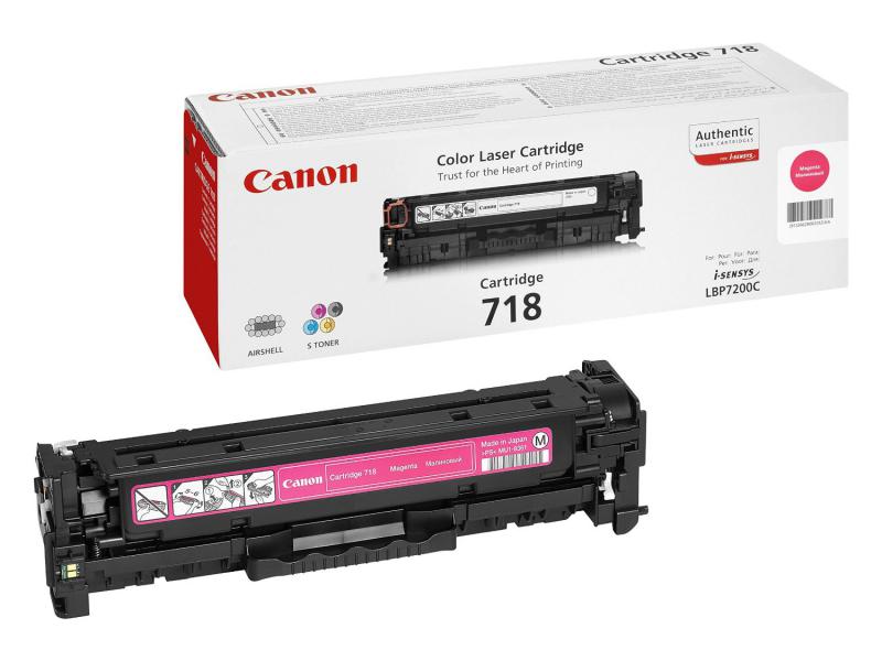 Canon Toner Original Magenta, CRG-718M pentru, CR2660B002AA
