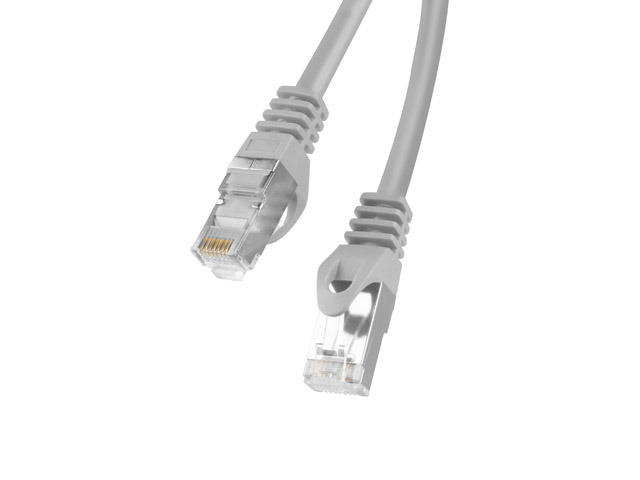 Lanberg PATCHCORD CAT.6 FTP 1M GREY FLUKE PASSED, PCF6-10CC-0100-S