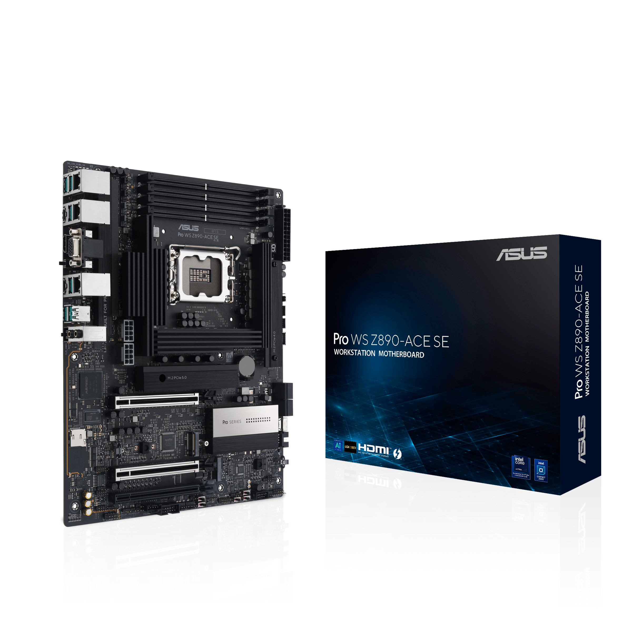 Asus Placa de baza PRO WS Z890-ACE SE, Intel Z890, Socket 1851, ATX, 90MB1JC0-M0EAY0