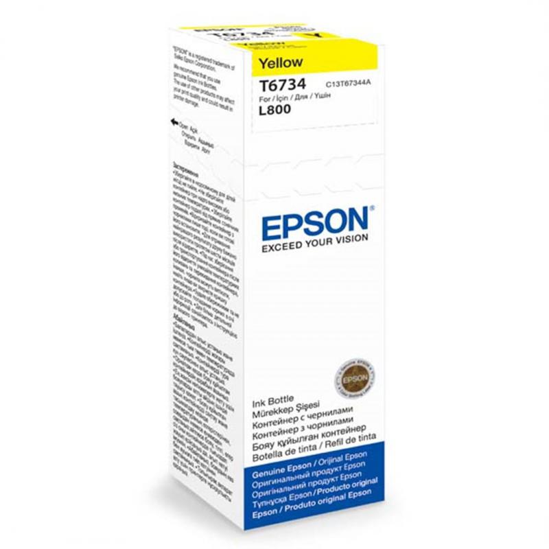 EPSON Cartus T6734, Yellow, C13T67344A