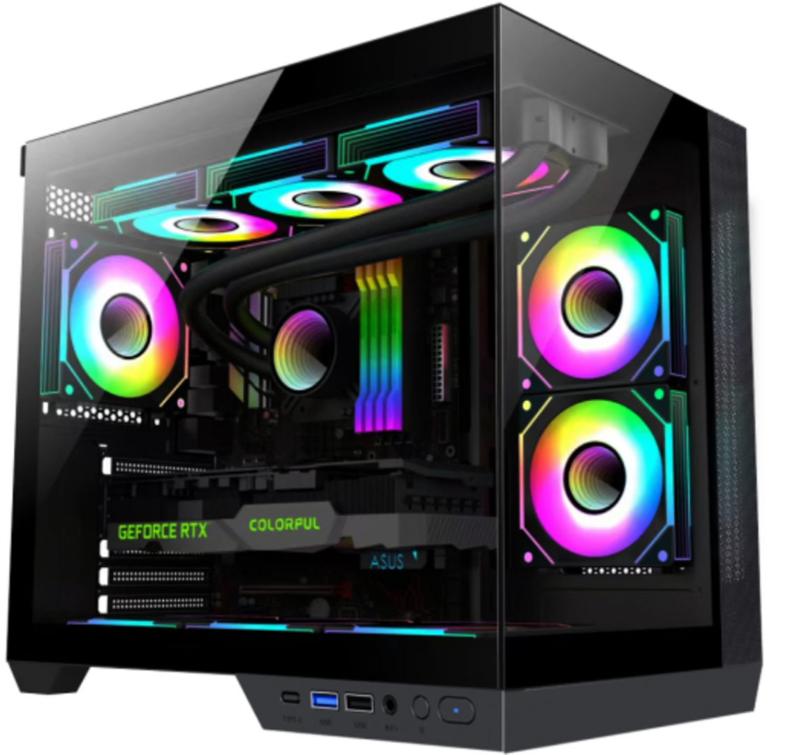 SERIOUX Carcasa gaming Shadow, fara sursa, tip middle tower, USB2.0x+HD Audio, USB3.0, SRXC-SHADOW