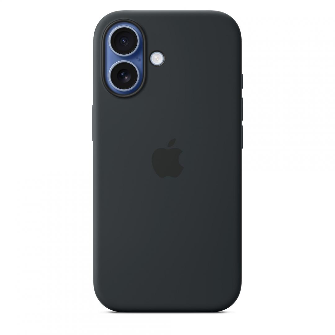APPLE iPhone 17 Silicone Case with MagSafe - Black, MGF14ZM/A - imagine 4