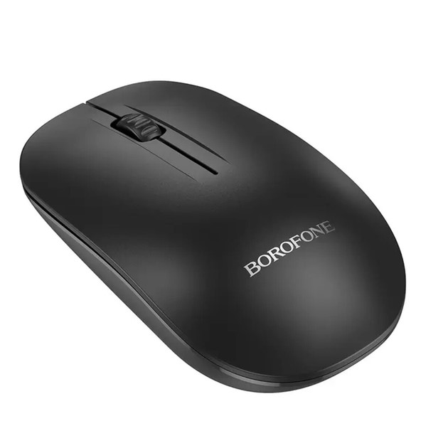 Borofone MOUSE BG14, PC sau NB wireless 2.4GHz, 1000 CPI, butoane/scroll 3/1, negru