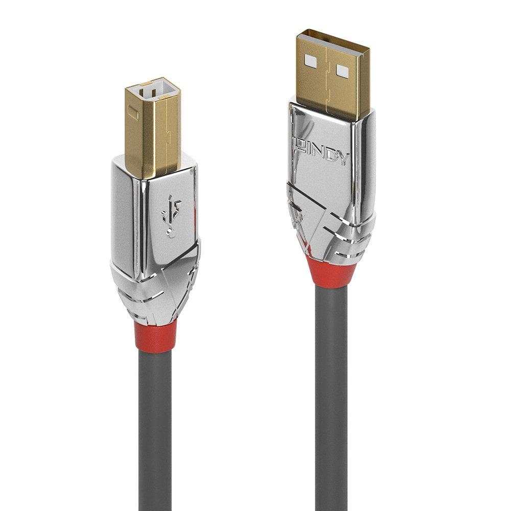 Lindy Cablu 5m USB 2.0 Type A to B Cromo, LY-36644