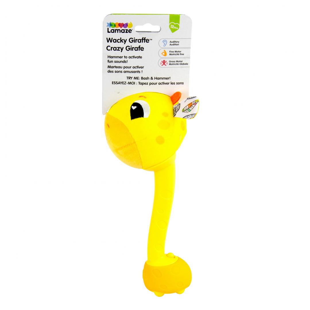 TOMY JUCARIE PENTRU BEBELUSI CU SUNETE, GIRAFA GIGI, LAMAZE, T27471