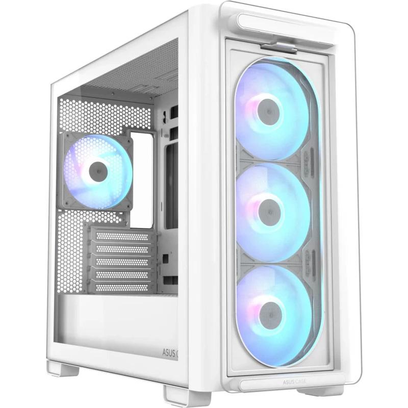 Asus Carcasa, A23 PLUS TG ARGB WHITE