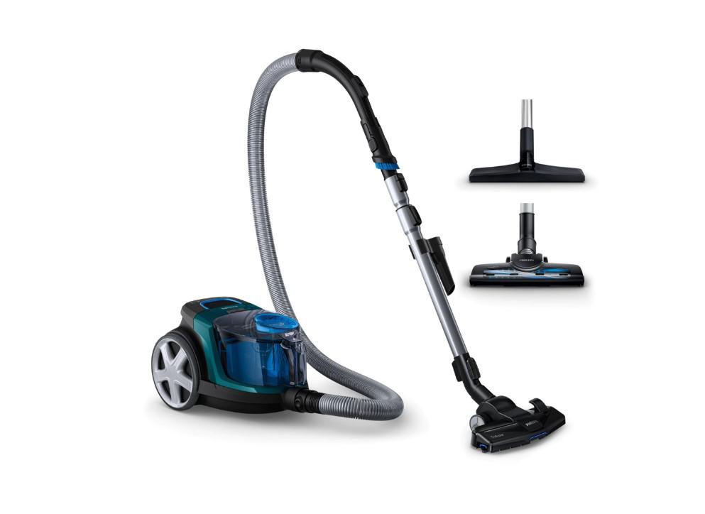 PHILIPS Aspirator fara sac PowerPro Compact, 900 W, PowerCyclone 5, perii TriActive, FC9334/09