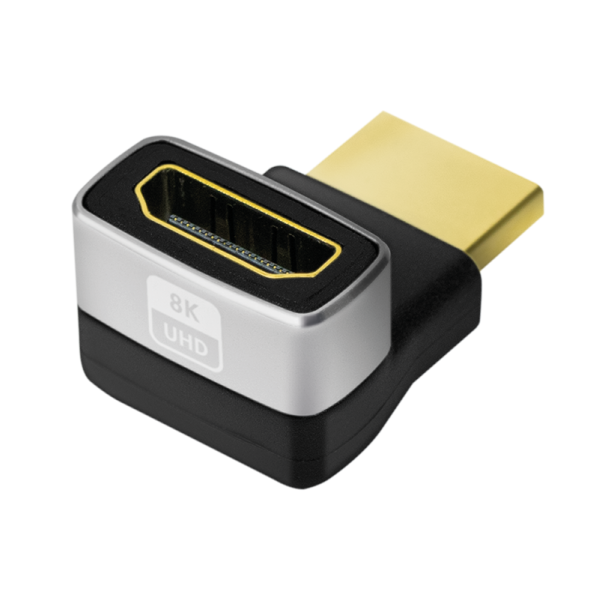 Logilink ADAPTOR video, HDMI (T) la HDMI (M), conectori auriti, rezolutie maxima 8K (7680 x, AH0007A