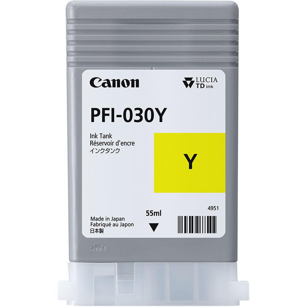 Canon Cartus Cerneala Original Yellow, PFI-030Y pentru IPF TM-240|IPF TM-340, 55ml, NOPP, 3492C001AA
