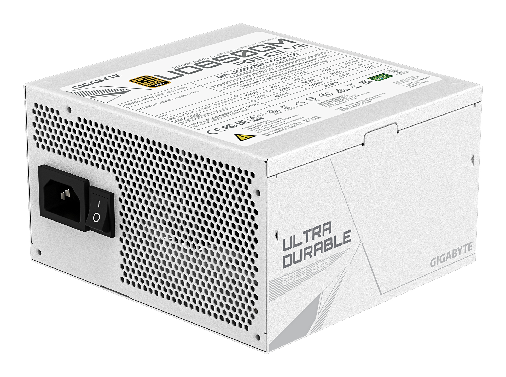 Gigabyte Sursa, GP-UD850GM PG5 ICE - imagine 4