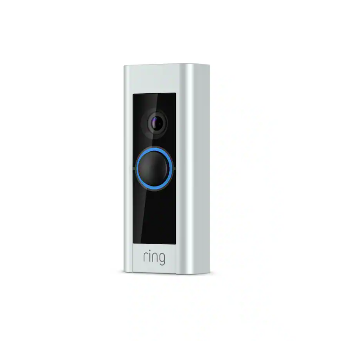 RING Sonerie inteligentă, Alexa, video HD, microfon și difuzor integrate, Argintie, cu, B08M125RNW