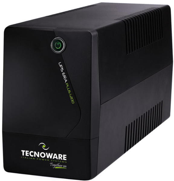 Tecnoware UPS "ERA PLUS ", Line int., Tower, 840 W, AVR, Schuko x 2, LED, FGCERAPL1202SCH