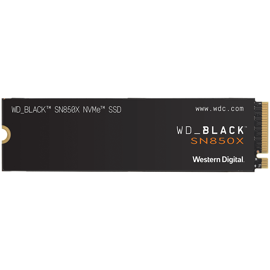 WD SSD Black SN850X 2TB M.2 2280 PCIe Gen4 x4 NVMe, Read/Write: 7300/6600 MBps, IOPS, WDS200T2X0E