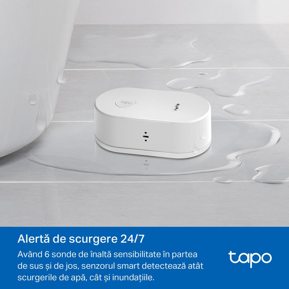 TP-LINK Senzor smart de scurgeri de apa (necesită Hub Tapo), Wireless: 868, Alimentare: 2, TAPO T300 - imagine 3