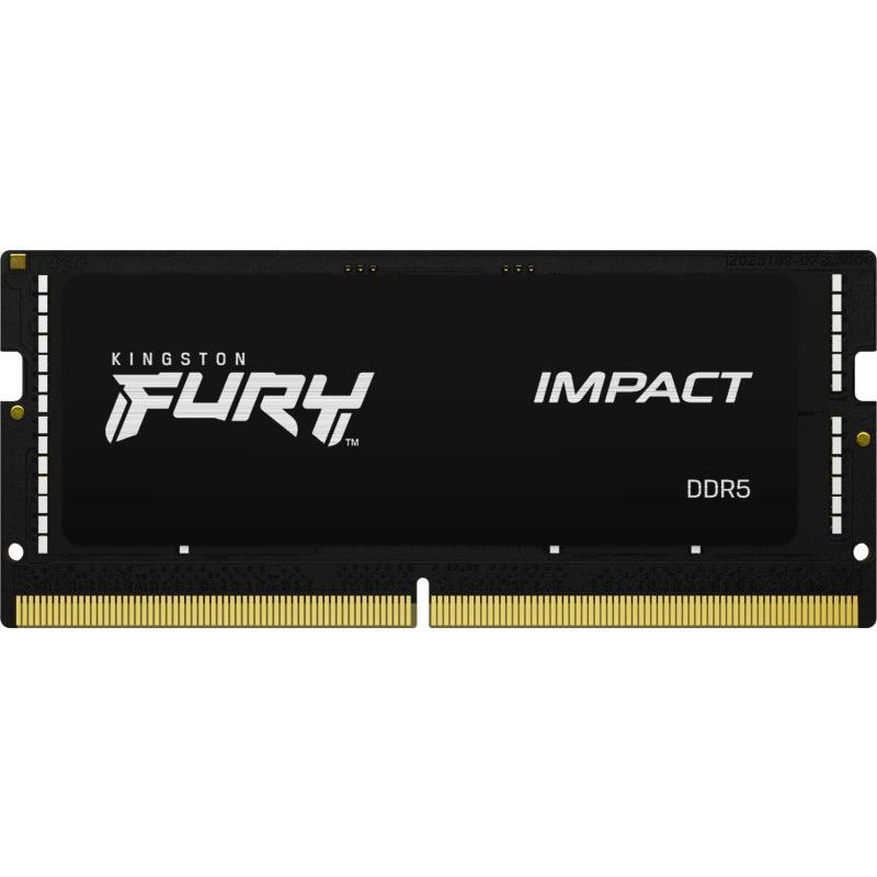 Kingston Memorie SODIMM Fury Impact DDR5 16 GB, frecventa 5600 MHz, 1 modul, radiator, KF556S40IB-16