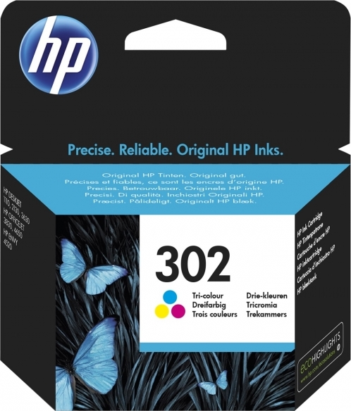 HP Cartus Cerneala Original Color, nr.302 pentru DeskJet 2130|3639, F6U65AE