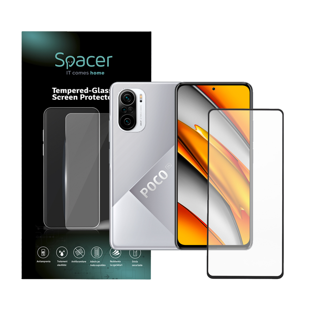 SPACER FOLIE STICLA pentru Xiaomi Pocophone F3 5G, grosime 0.3mm, acoperire, SPPG-XI-PC-F35G-TG