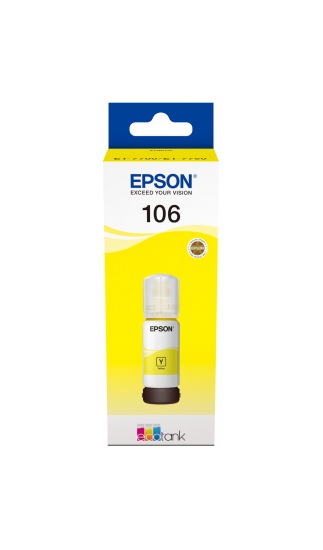 Epson Cartus Cerneala Original Yellow, nr.106 pentru L7160|L7180, 70ml, C13T00R440