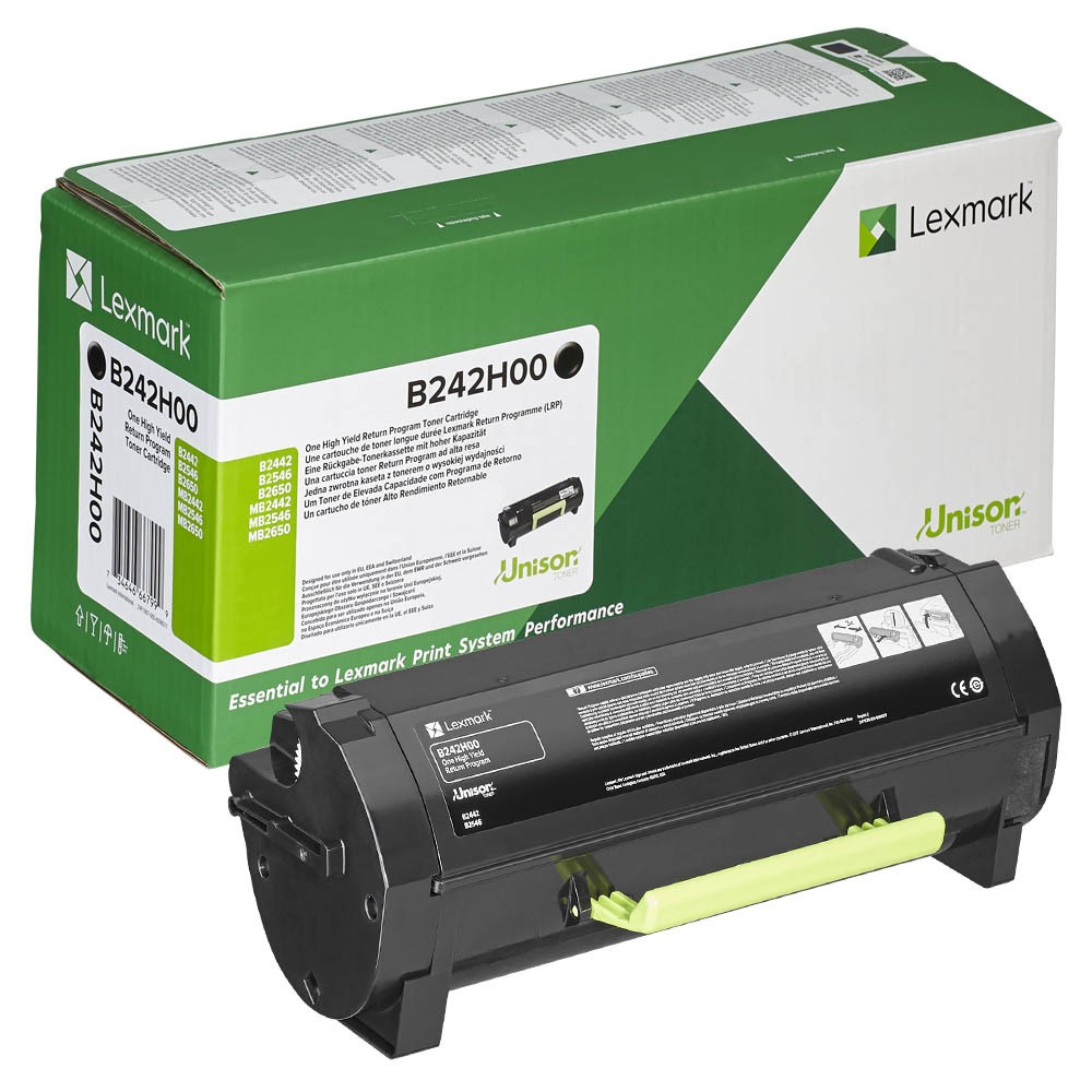 Lexmark Toner Original Black pentru B2442| B2546| B2650, 6K, B242H00