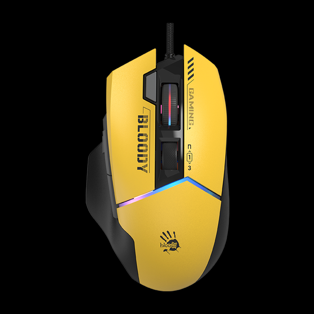 A4Tech Mouse, gaming, Bloody Extra Fire RGB, USB Sports Lime, 4711421 002318, W95Ultra Sports Lime