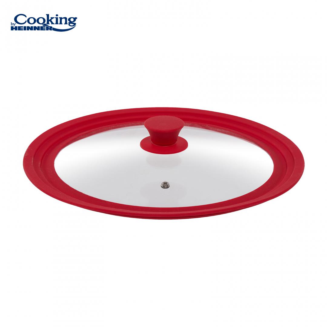 HEINNER CAPAC STICLA CU MARGINE DIN SILICON AJUSTABILA PE 3 DIMENSIUNI 28/30/32 CM, HR-AER-28D32R