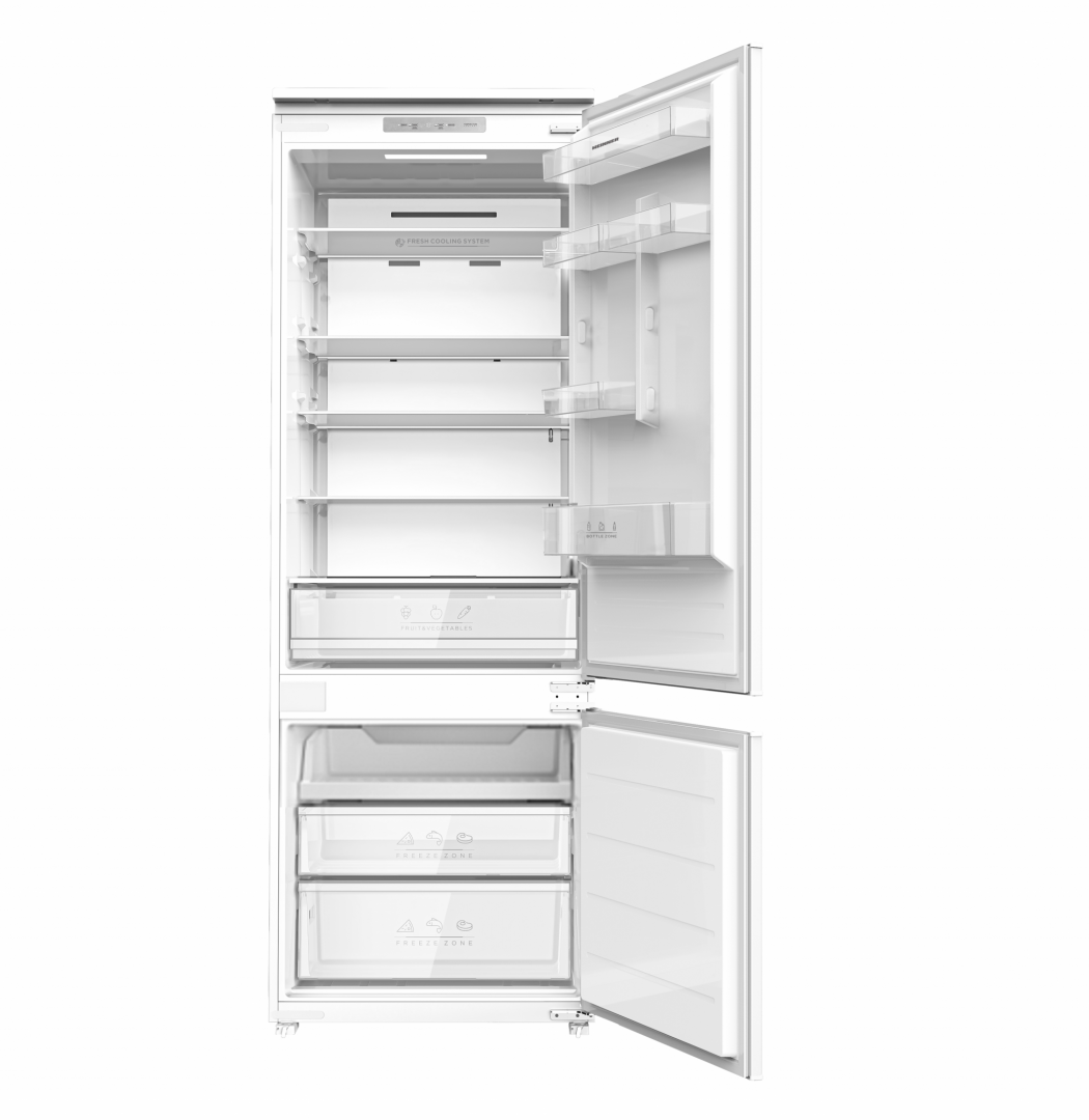 HEINNER Combina frigorifica, No Frost, 403 l, Clasa: D, incorporabila, Compresor, HCNF-BIM403INVD