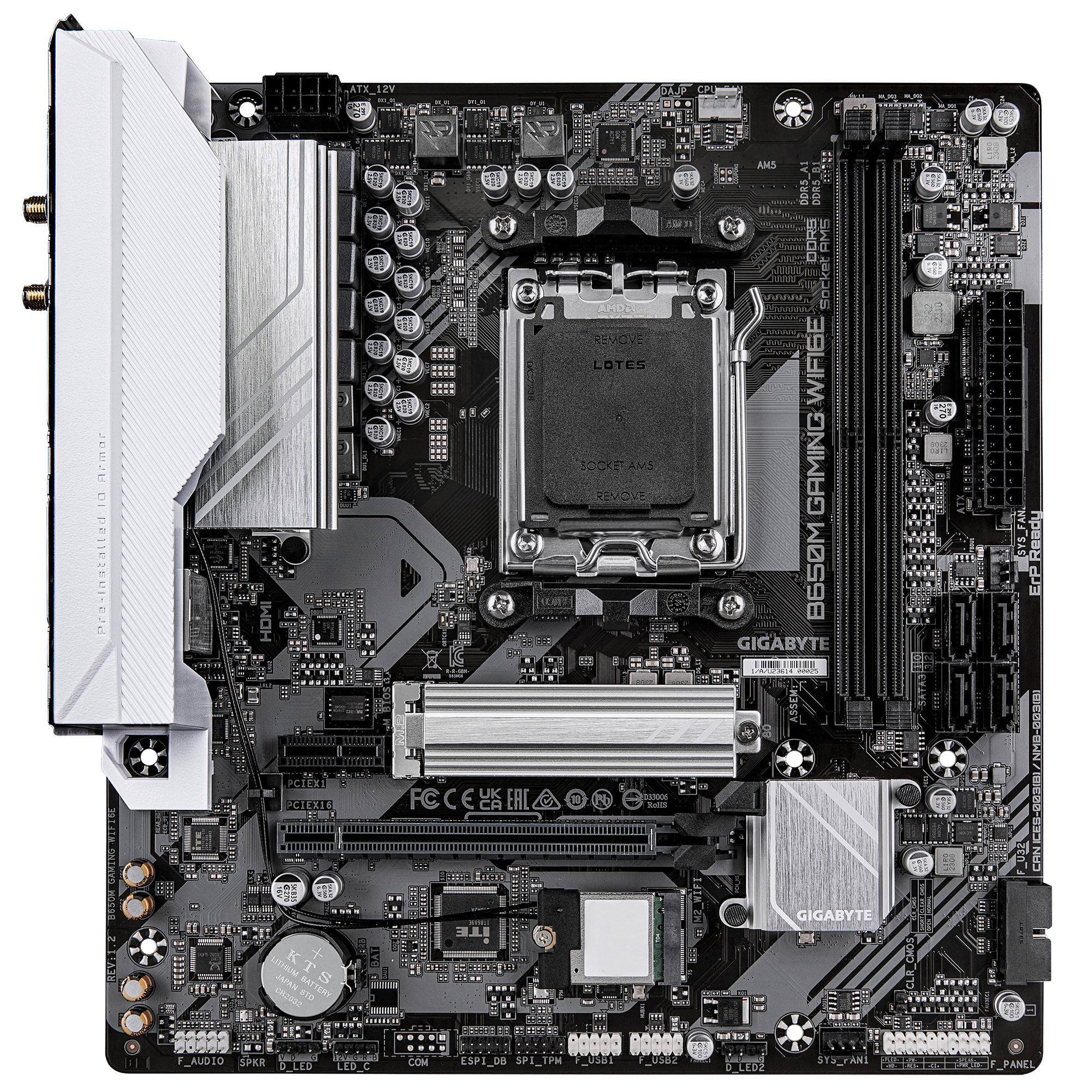 Gigabyte MB AM5, B650M GAMING WIFI6E - imagine 2