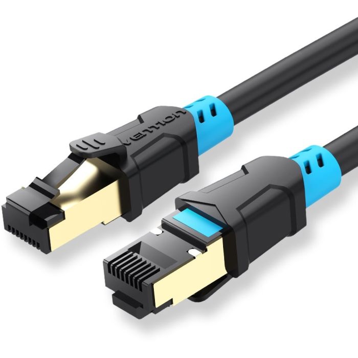 Vention Patch cord SFTP, Cat. 6, RJ-45 (T) la RJ-45 (T), 3m, 27AWG, cupru, negru, VAP-A06-B300
