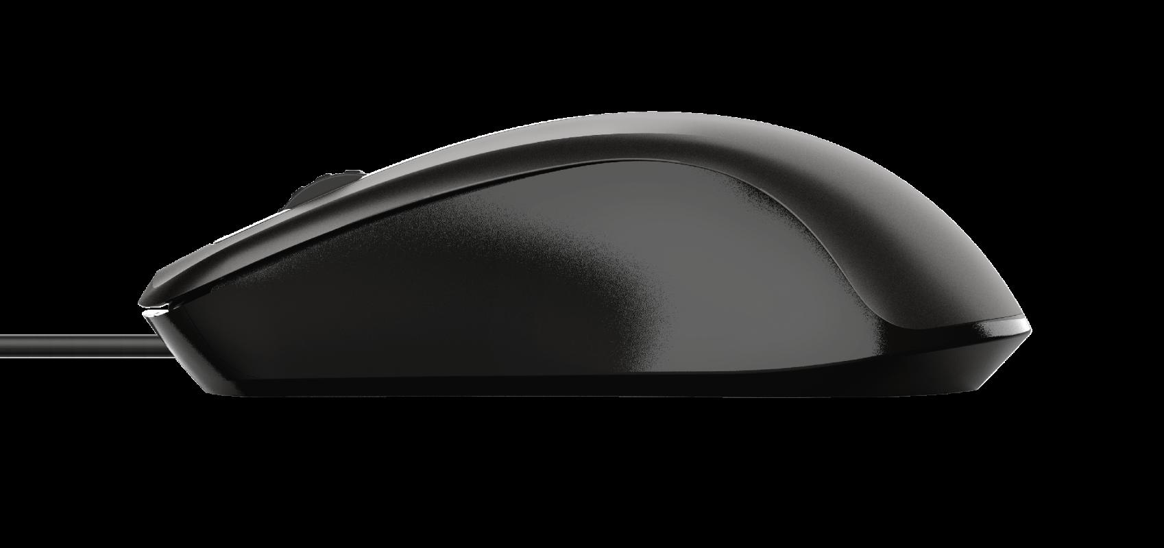 TRUST Mouse Carve, 1200 dpi, Negru, TR-23733 - imagine 5