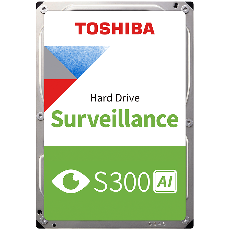 Toshiba HDD Video Surveillance S300 AI 10TB CMR, 3.5, 512MB, 7200RPM, SATA, 64, MG10ADA10TE-V
