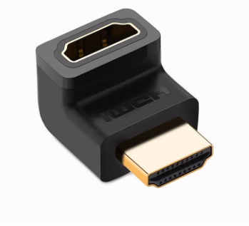 UGreen ADAPTOR video, HD112 cupla extender HDMI (T) la HDMI (M), 90 grade sus, rezolutie, 20110