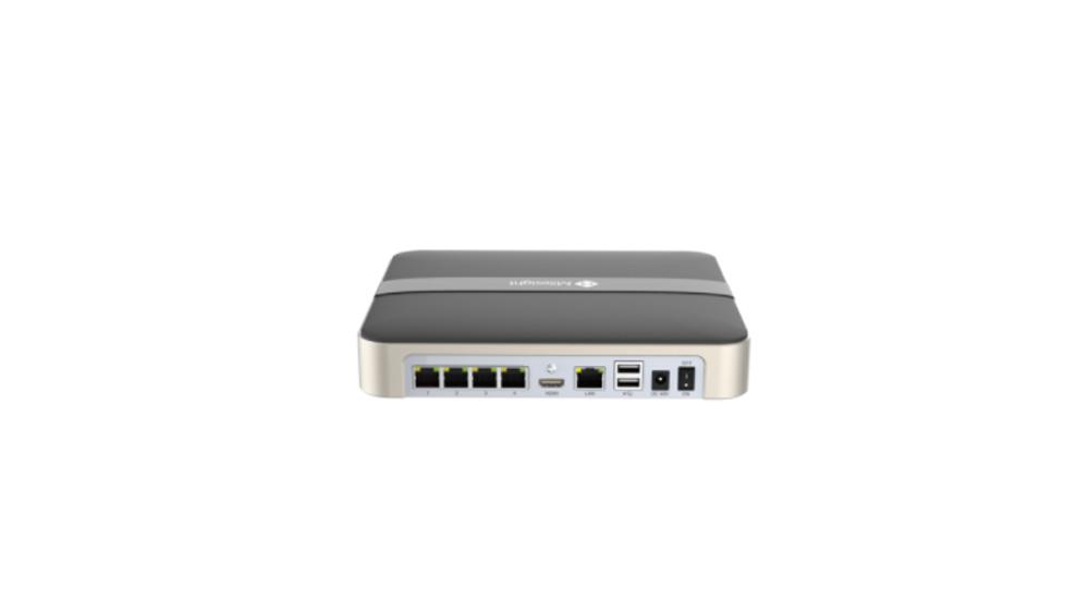 MILESIGHT TECHNOLOGY NVR 4 CANALE 8MP 1xSATA 4xPOE, MS-N1004-UPC