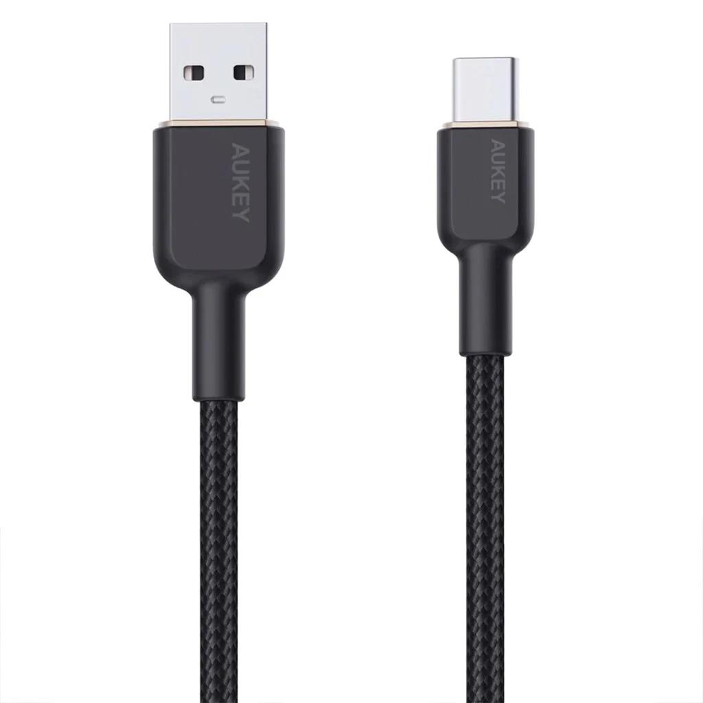 Aukey Cablu alimentare si date, USB Type-A (T) la USB Type-C (T), 1.8m, 480 Mbps, 60W, LLTSN1041439