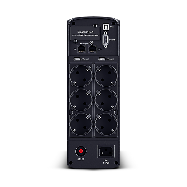 Cyber Power UPS Line Int. cu sin. pura, cu management, Tower, LCD, 1350VA/810W, AVR, CP1350EPFCLCD - imagine 2
