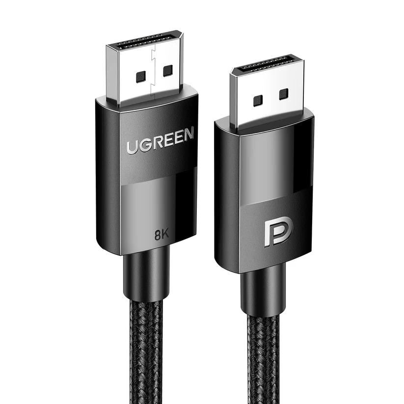 UGreen CABLU video, "DP114" DP (T) la DP (T) 8K la 60Hz, lungime 3m, negru, 80393
