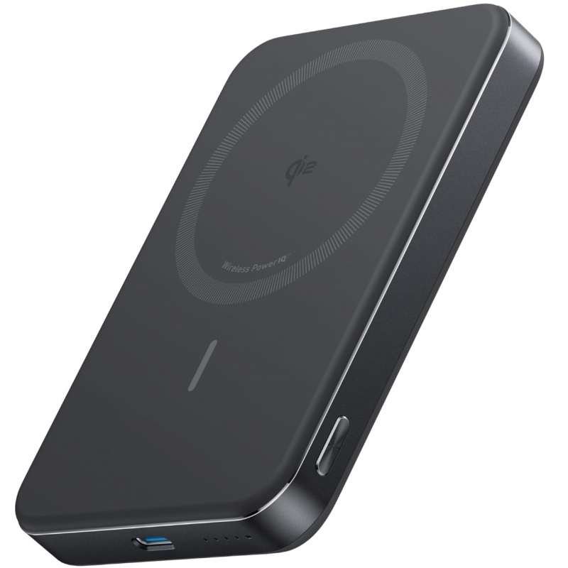 Anker POWER BANK "MagGo" 10.000 mAh, magnetic, wireless, 276 g, negru, A1664H11