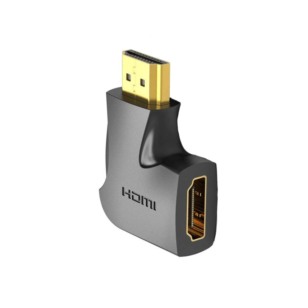 Vention Adaptor video, HDMI(T) la HDMI(M), rezolutie maxima 4K la 60Hz, conectori auriti, AIPB0 - imagine 2