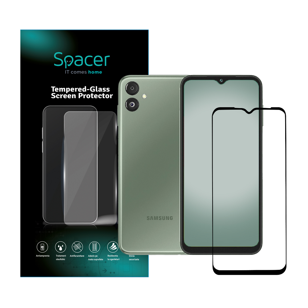 SPACER FOLIE STICLA pentru Samsung Galaxy F14 5G, grosime 0.3mm, acoperire totala, SPPG-SM-GX-F14-TG